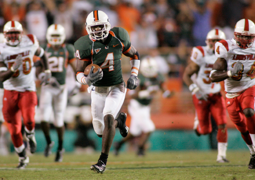 Devin Hester NFL Player Miami Hurricanes Chicago Bears College